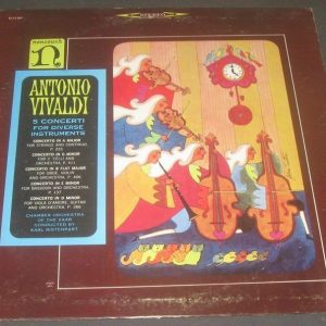 Vivaldi 5 Concerti For Diverse Instruments Ristenpart ‎Nonesuch ‎H 71104 LP EX