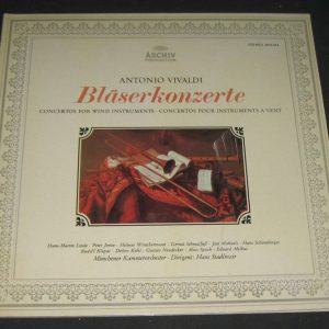 Vivaldi – Blaserkonzerte , Wind Instruments Concertos . Stadlmair . Archiv lp