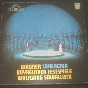 Wagner – Lohengrin Sawallisch Philips 6747241 4 LP BOX EX