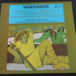 Wagner Siegfried Idyll • Rienzi Overture Etc Sawallisch VOX Turnabout ‎lp EX