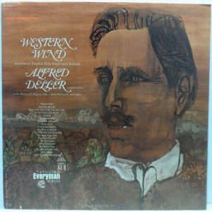 Western Wind and other English Folk Songs LP Alfred Deller / Desmond Dupree