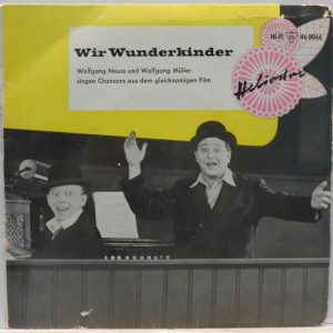 Wolfgang Neuss & Wolfgang Müller – Wir Wunderkinder 7″ EP Germany Peter Cramer