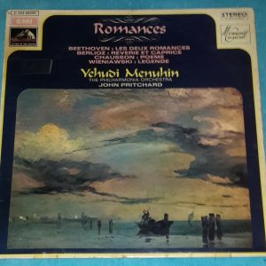 menuhin pritchard Romances : beethoven , berlioz , chausson , wienawski HMV LP