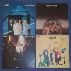 ABBA albums Super Trouper The Album Arrival  Voulez-Vous lot of 4 Israeli LP