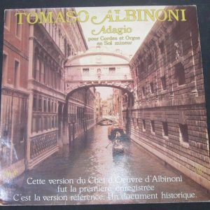 ALBINONI – Adagio For Strings And Organ Lamacque / Gouarne VOGUE lp EX