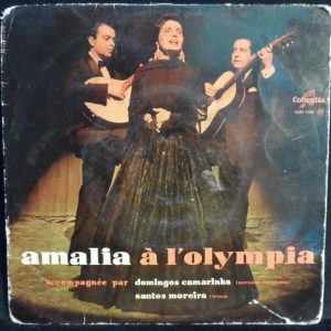 AMALIA RODRIGUES  Amalia a L’Olympia EP 7″ Columbia ESRF 1155 Domingos Camarinha