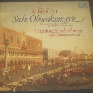 Albinoni Six Oboe Concertos Schellenberger Eurodisc / Supraphon LP