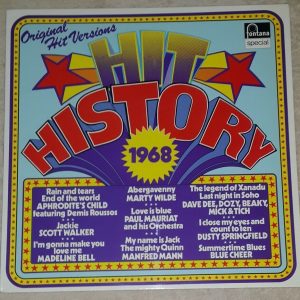 Aphrodite’s Child Dave Dee Dozy Manfred Mann Blue Cheer Hit History 1968 LP EX++