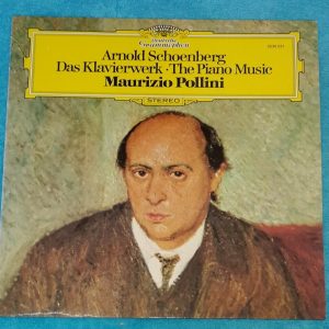 Arnold Schoenberg Piano Music Maurizio Pollini DGG 2530 531 LP EX