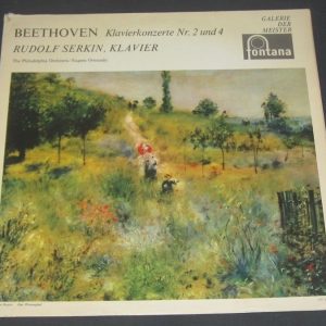 BEETHOVEN – Piano Concerto No. 2 & 4 SERKIN ORMANDY Fontana 697 202 lp EX