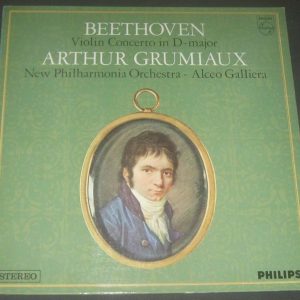 BEETHOVEN : Violin Concerto Galliera / GRUMIAUX Philips 802 719 LY lLP EX