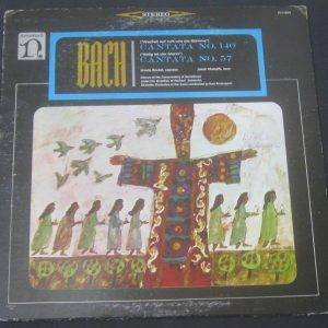 Bach  Cantata 57 & 140  Ristenpart Buckel Sarrebruck Nonesuch H 71029 lp