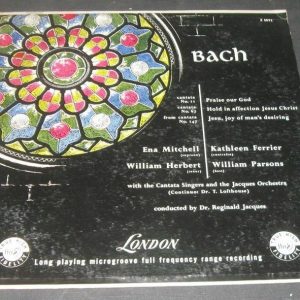 Bach Cantatas 67 / 11 / 147 Mitchell Ferrier Herbert Jacques london X 5092 lp