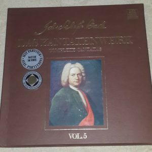 Bach – Cantatas BWV 17-20  Harnoncourt  Telefunken 6.35031 2 LP Box EX