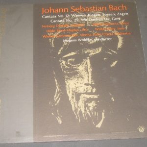 Bach : Cantatas No. 12 / 29  Mogens Woldike Vanguard BGS 5036 LP EX