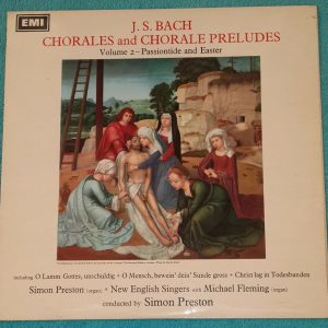 Bach Chorales And Chorale Preludes   Simon Preston   HMV HQS 1131 LP
