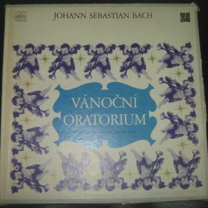 Bach : Christmas Oratorio Richter , Janowitz Supraphon 3 LP Box EX RARE