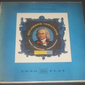 Bach Goldberg variations Wanda Landowska , harpsichord RCA LM 1080 LP USA 50’s