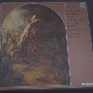 Bach Matthaus-Passion Haefliger Berry Eugen Jochum Philips AY 835372-75 4 LP box