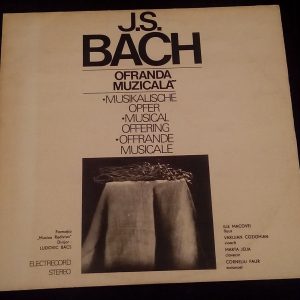 Bach – Musical Offering Ludovic Bacs Electrecord ?? ST-ECE 01647 Romania LP EX