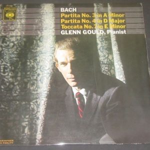 Bach Partita / Toccata Glenn Gould ‎- Piano CBS 72294 LP EX