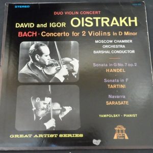 Bach / Tartini / Handel / Sarasate – Oistrakh Yampolsky Barshai HOF 516 lp ex