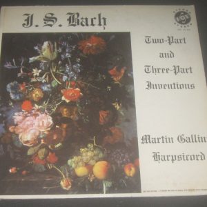 Bach Two Part and Three Part Inventions  Martin Galling Vox STPL 512.330 LP