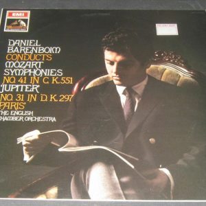 Barenboim – Mozart Symphonies No 31 / 41 . HMV EMI ASD 2379 lp