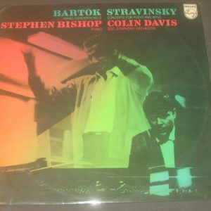 Bartok / Stravinsky – Piano Concertos Bishop / Colin Davis PHILIPS SAL 3779 lp