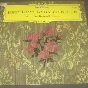 Beethoven –  Bagatelles   Wilhelm Kempff ‎– Piano  DGG 138 934 Germany LP EX