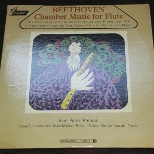 Beethoven ‎Chamber Music For Flute Rampal Veyron-Lacroix Vox Turnabout lp