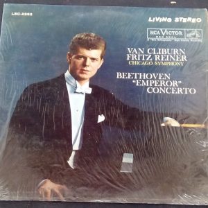 Beethoven Concerto No. 5 Emperor   Reiner  Cliburn   RCA  LM-2562 USA 1961 LP