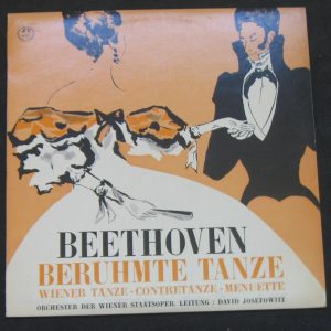Beethoven – Famous dances .  David Josefowitz  Concert Hall M-2320 lp