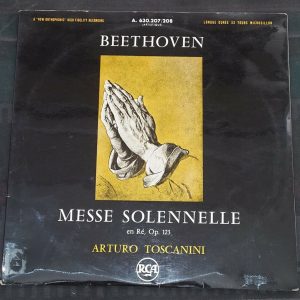 Beethoven ‎- Missa Solemnis Toscanini RCA ‎ A.630.207/208 2 LP EX