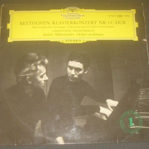 Beethoven Piano Concerto No. 1 Eschenbach / Karajan DGG 139023 SLPM LP