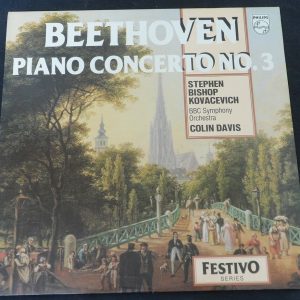 Beethoven Piano Concerto No. 3 Davis Bishop-Kovacevich Philips 6570 135 LP EX