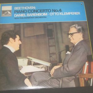 Beethoven Piano Concerto No. 4 Barenboim / Klemperer SMA 91769 LP EX