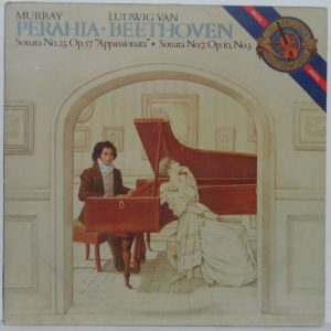 Beethoven ‎- Sonata No. 3 7 & 23 Appassionata LP Murray Perahia CBS IM 39344