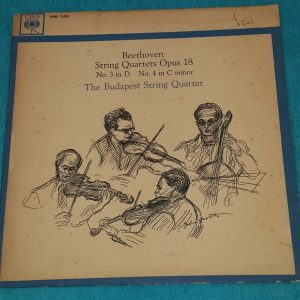 Beethoven ‎- String Quartets  Budapest String Quartet CBS BRG 72001 LP