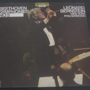 Beethoven Symphony No. 5 Bernstein CBS 61904 LP EX