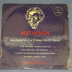 Beethoven – Symphony No. 9 Jascha Horenstein VOX  PL 10000 1956 LP