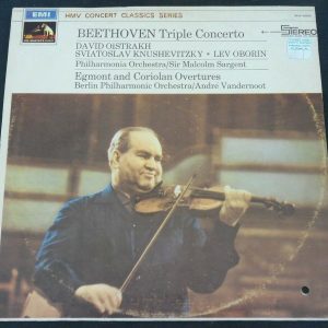 Beethoven Triple Concerto Oborin Oistrach Knushevitsky HMV SXLP 30080 lp
