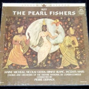 Bizet – The Pearl Fishers Pierre Dervaux    Angel 3603 2 LP Box