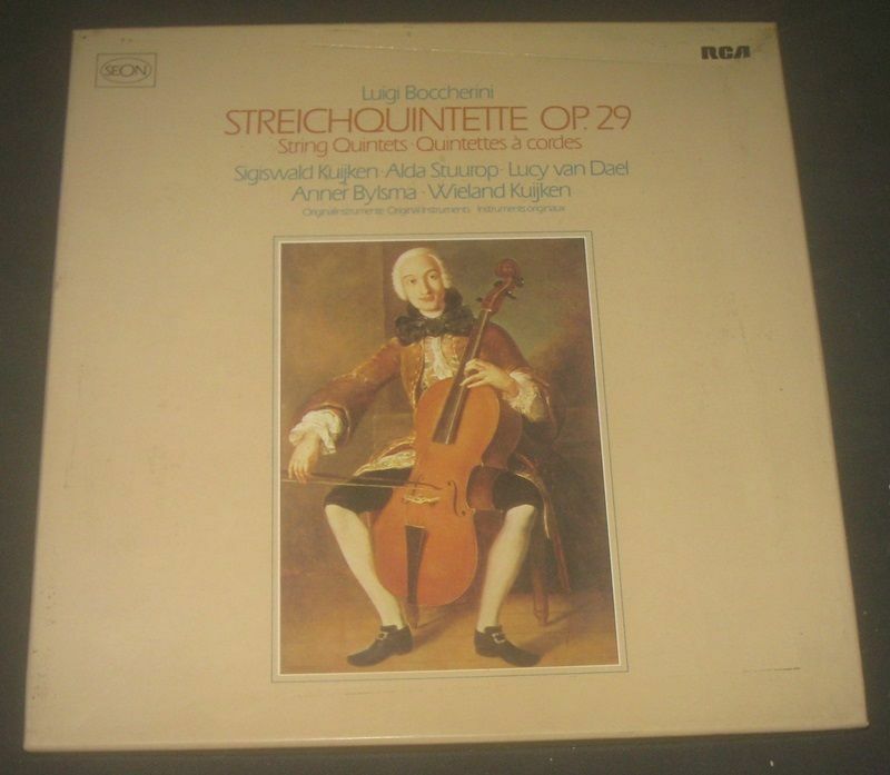 Boccherini – String Quintets KUIJKEN / BYLSMA RCA RL 30441 2 LP Box EX