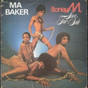 Boney M – Love For Sale LP 12″ 1977 Disco Israel Pressing EPIC 82260 Ma Baker