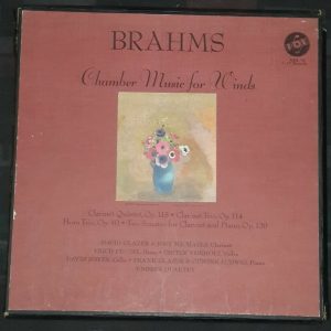Brahms – Chamber Music For Winds Endres Quartet Vox VBX 78 3 LP Box