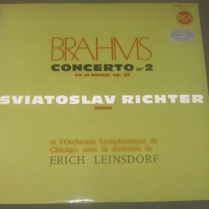 Brahms Concerto No. 2 Richter / Leinsdorf RCA ? 630 582 lp 60’s EX