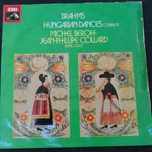 Brahms ‎- Hungarian Dances Jean-Philippe Collard Michel Beroff EMI ‎HQS 1380 lp
