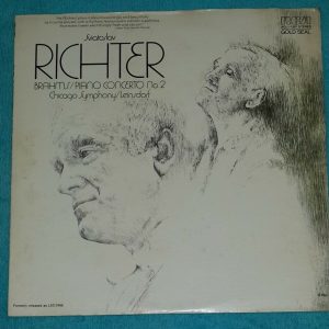 Brahms – Piano Concerto No. 2 Leinsdorf Sviatoslav Richter RCA AGL1 1267 LP EX