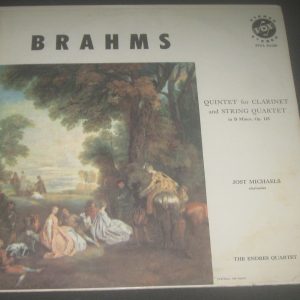 Brahms Quintet for Clarinet and String Quartet Michaels Endres Quartett VOX LP
